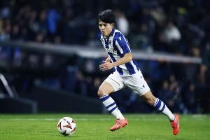 久保建英22/23赛季以来为皇社在西甲参与30个进球，同期全队最多