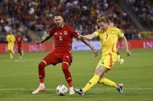 真大腿！德布劳内本赛季为比利时出场4次，贡献4球1助攻